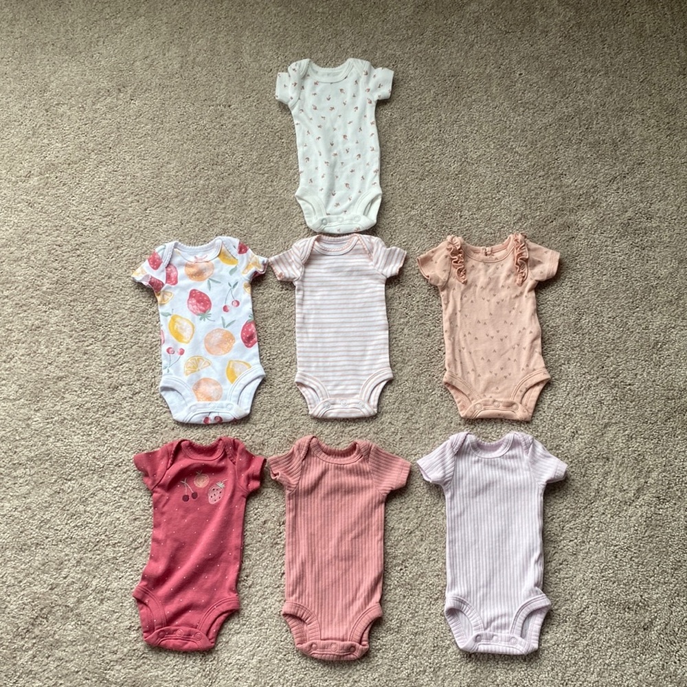 Carter Preemie Outfits Seven Total